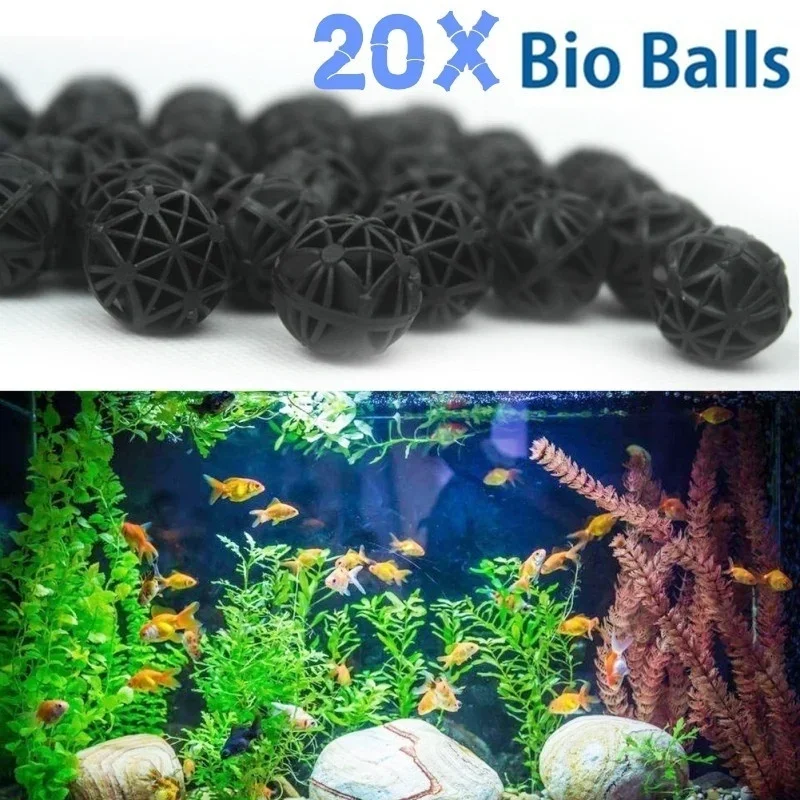 Aquarium Marine - 20Pcs 16mm Aquarium Filter Bio Balls