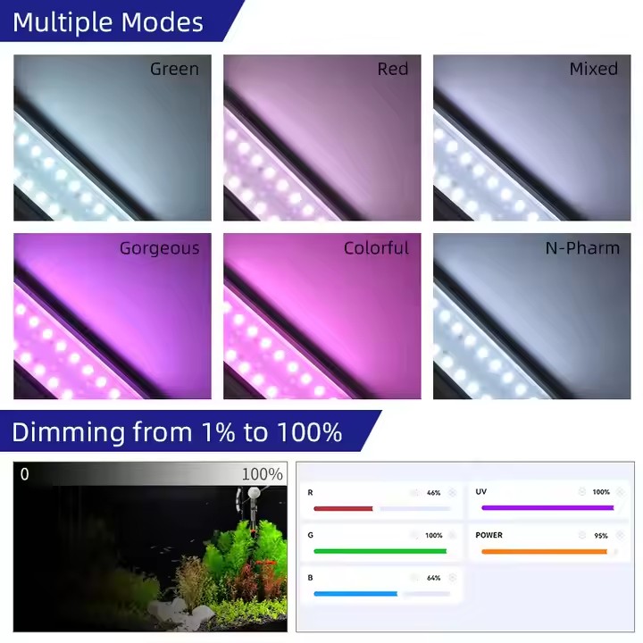 WEEK AQUA S Series RGB+UV Full - Marine Aquarium Live ulasan dan harga