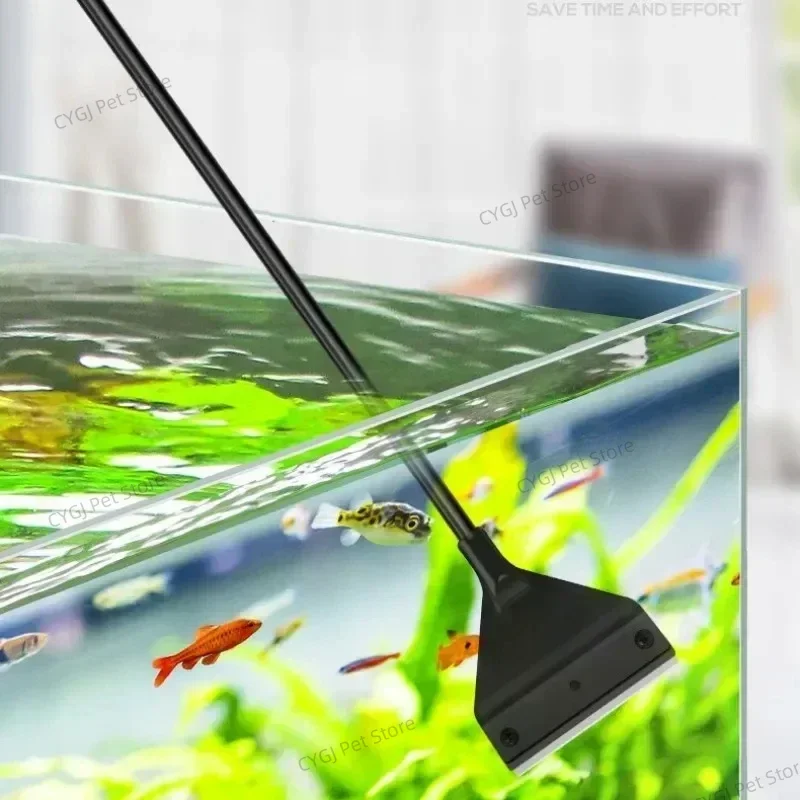 Fish Tank Cleaning Tool Flat S - Marine Aquarium Glass Scraper ulasan dan harga