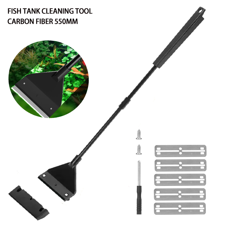 Aquarium Cleaning Tool Fish Ta - Marine Aquarium Glass Scraper ulasan dan harga