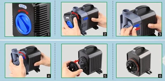 sunsun variable frequency pump - Aquarium Blue Marine Reef 60 ulasan dan harga
