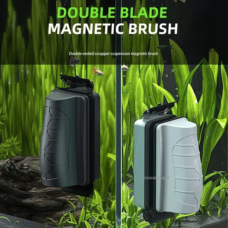 Small Magnetic Aquarium Fish T - Marine Aquarium Glass Scraper ulasan dan harga