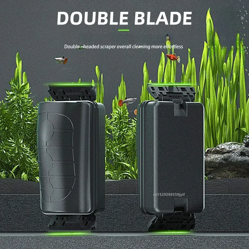 Small Magnetic Aquarium Fish T - Marine Aquarium Glass Scraper ulasan dan harga