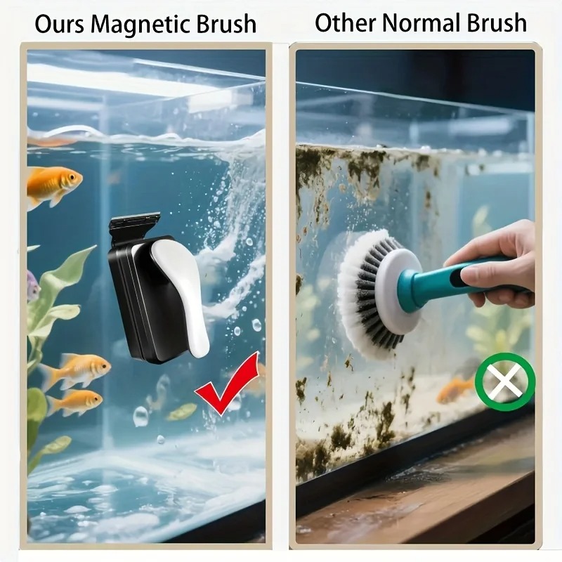 Floating Magnetic Aquarium Gla - Marine Aquarium Glass Scraper ulasan dan harga