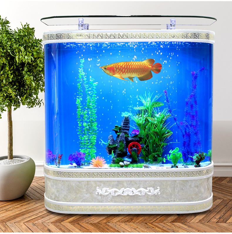 Customized Large Glass Fish Ta - Marine Aquarium Live ulasan dan harga